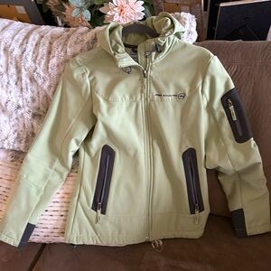 Free country rain/ light winter jacket